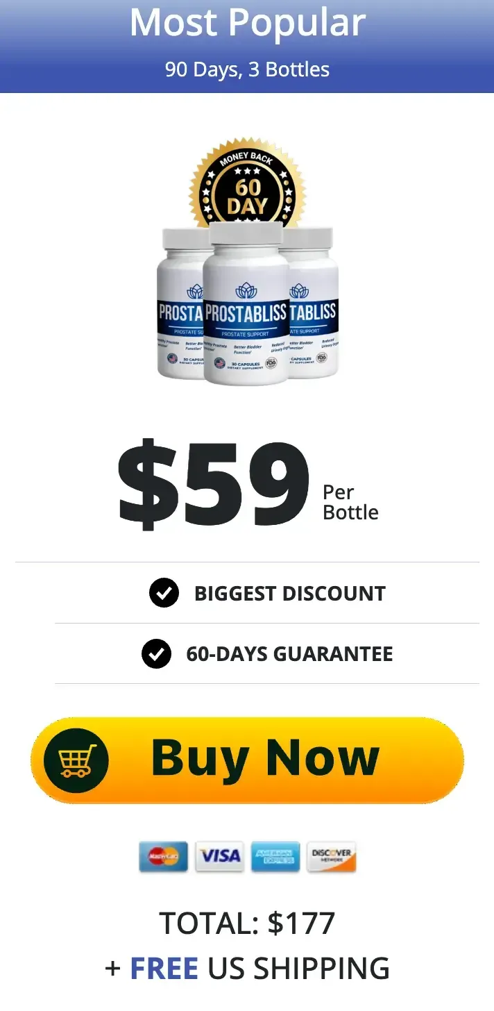 ProstaBliss 3 Bottle Price